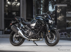 カワサキ、新カラー採用のスーパーネイキッド『Z250』『Z400』2027年モデル発売　70万4000円から 画像