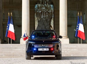 フランス大統領専用車の新型EV「DS N°7 エリゼ」とは？　防弾仕様、ホイールベース25cm延長 画像