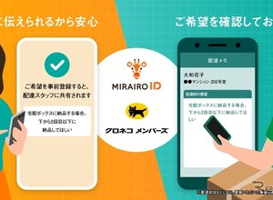 クロネコメンバーズ、ミライロIDと連携…障害のある人が配達時の要望を事前登録可能に 画像