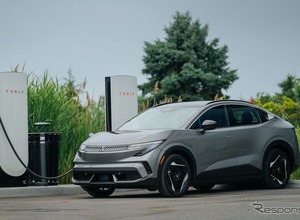 三菱『エクリプス スポーツバック EV』、NACS対応で今秋北米発売へ…日産『リーフ』のOEM 画像