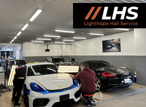 日本初の雹害車修理専門店「LHS」が出展、塗装不要の「デントリペア」による全国対応ネットワークをアピール【AA東北2026＆AA九州2026】 画像