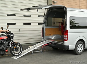 トランポやガレージに、デイトナ、最大積載量340kgの折りたたみ式アルミラダーレール発売 画像