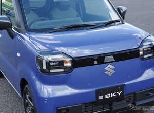 軽EVの本命かも…スズキ初の軽乗用EV『eスカイ』に興味津々！ 　SNSでは「かっこかわいい」「値段どれ位？」など注目 画像