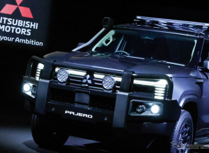 トヨタ一強を崩して！　三菱の新型『パジェロ』世界初公開にSNS沸く！…「カンガルーバー」装着車にも注目 画像