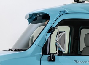 ホンダ・N-VAN用「トラックミラー」「ルーフバイザー」登場、純正超えの視野角とレトロデザインを両立…ダムド 画像