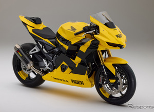 ホンダとオニツカタイガーがコラボ、「タイガーイエロー」の新型バイク『ミッド・スポーツ・コンセプト』初公開 画像
