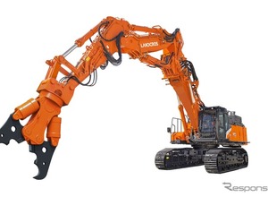 日立建機、マルチブーム仕様解体機を受注開始…最大作業高さ28m 画像