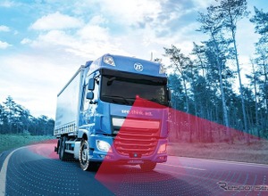 ZF、商用車向け先進運転支援システム発表…自動で車線変更が可能に 画像