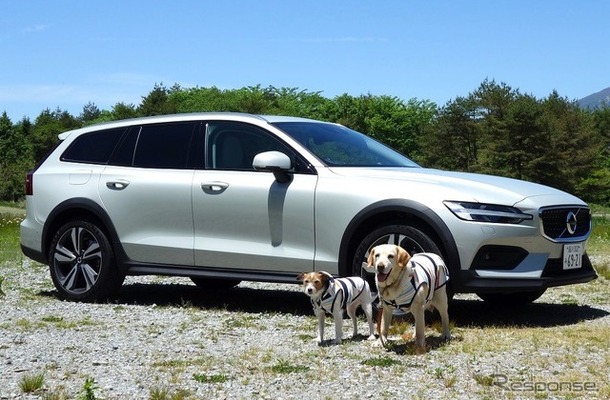 筆者の愛車と愛犬