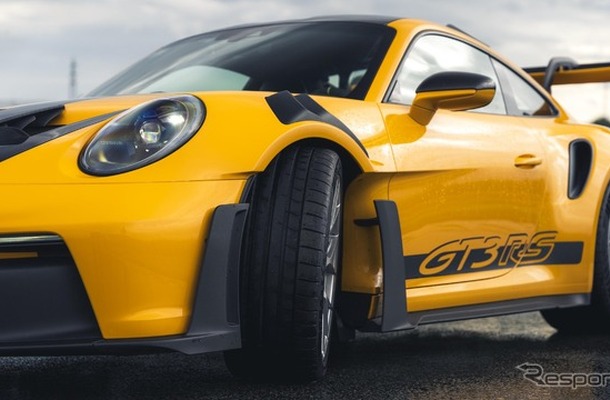 ポルシェとミシュランが『911 GT3 RS』用に低温・ウェット路面向け新タイヤ共同開発