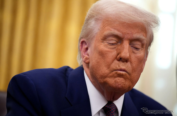 トランプ米大統領《Photo by Andrew Harnik/Getty Images News/ゲッティイメージズ》
