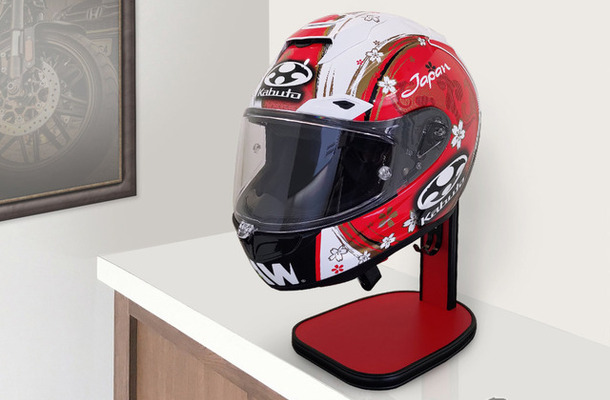 ファン搭載の高機能ヘルメットスタンド