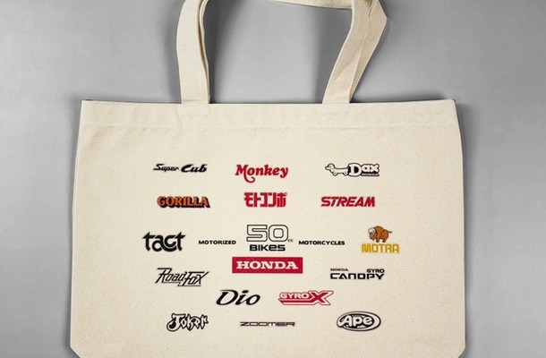 HONDA 50cc BIKES LOGO トートバッグ