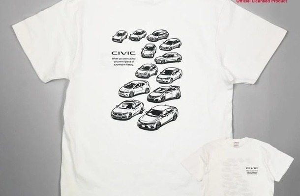 CIVIC ヒストリーTシャツ