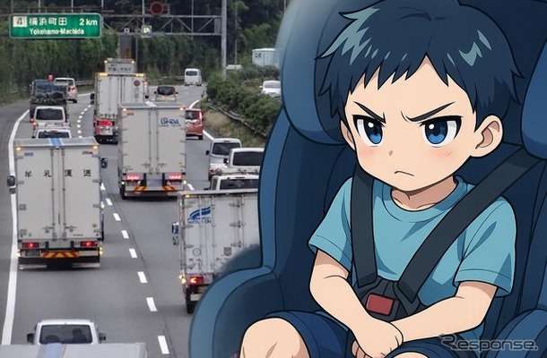 長距離ドライブにおけるトラブル（イメージ）