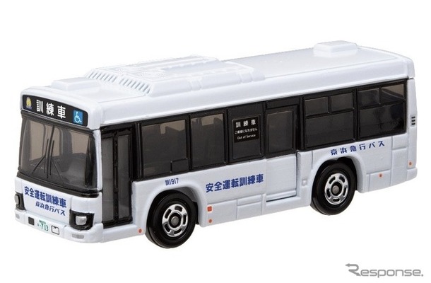 京急オリジナルトミカ「京浜急行バス 安全運転訓練車 いすゞ エルガ」 (c) TOMY
