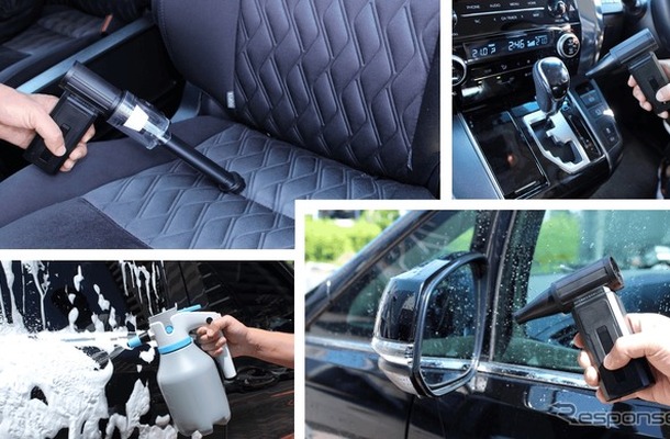 AQ.シリーズより洗車時に便利な電動フォームガンと強力小型ブロアーを発売