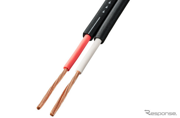 カー用の「スピーカーケーブル」の一例（オーディオテクニカ・AT-RX3500S）。