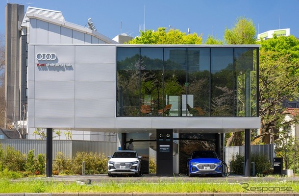 Audi charging hub 芝公園