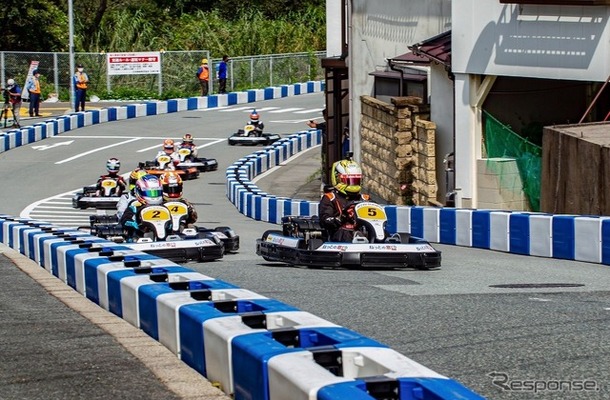 A1市街地グランプリGOTSU2020決勝レースの様子