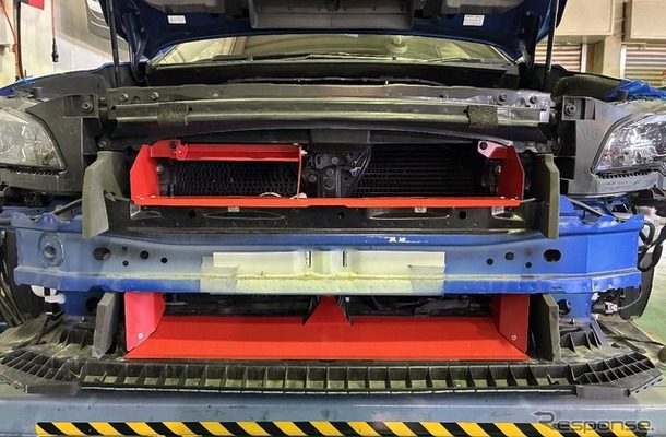 タナベの『WRX STI』用冷却プレート「GT COOLING PLATE」