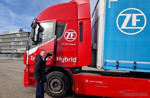 ZFの大型トラック用PHEVの実証試験