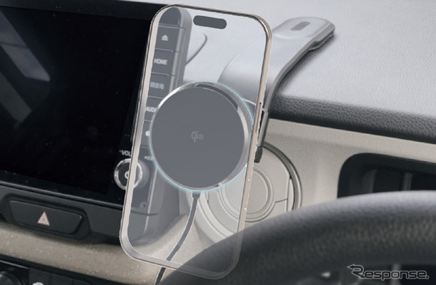 Pellucid・Qi2対応 マグネットスマホホルダー フレキアーム貼付け（PPH2545）