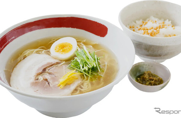 柚子塩ラーメン追い茶漬けセット