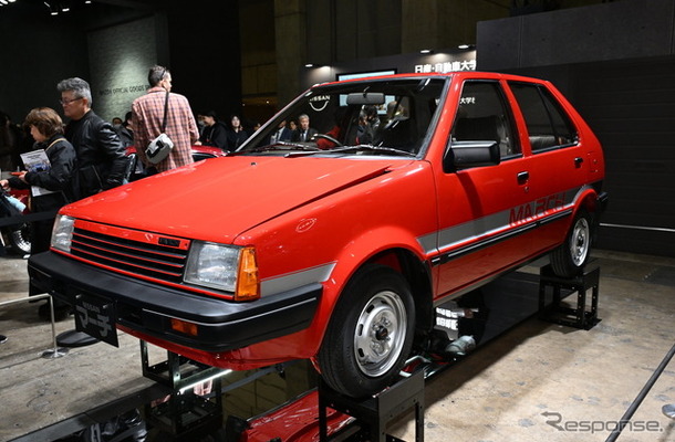 日産自動車大学校の学生たちがレストアした「マッチのマーチ」1984年式 初代日産マーチK10（東京オートサロン2026）
