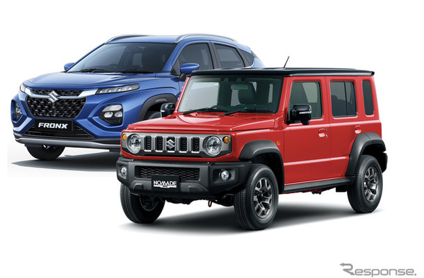 インドで生産し輸入するスズキ『フロンクス』と『ジムニーノマド』