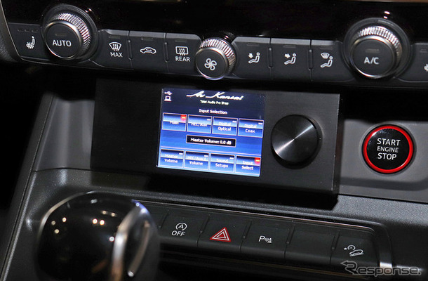 「単体DSP」が搭載されたオーディオカーの一例（製作ショップ：AVカンサイ＜大阪府＞）。