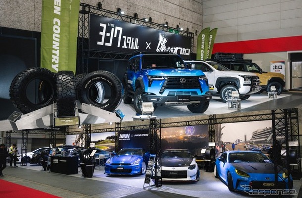 昨年のヨンクスタイル×OPEN COUNTRYブース・AUTO MESSE WEB×PROXESブース