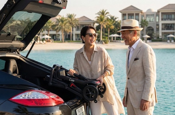 折りたたみ式電動モビリティ「Lieto Luce(リエート・ルーチェ)」