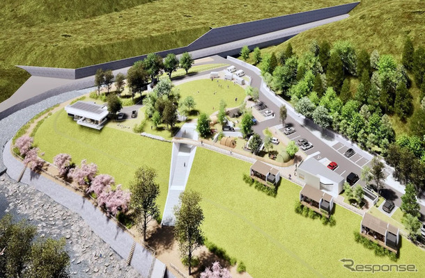 トヨタカローラ姫路のコミュニティ拠点 第2弾、「COROHIMERIVER（カロひめリバー）」の完成イメージ