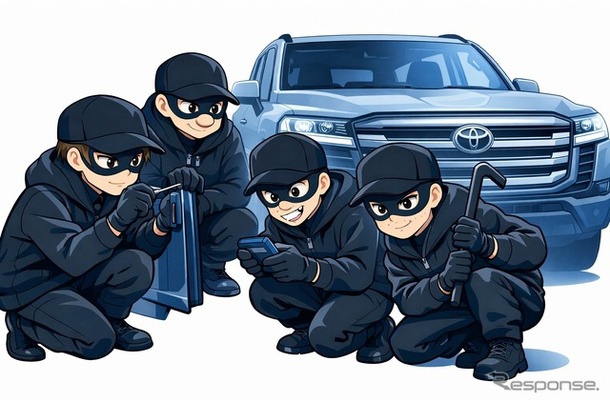 自動車窃盗団（イメージ）