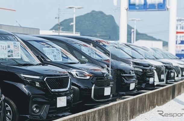 中古車展示場（イメージ）