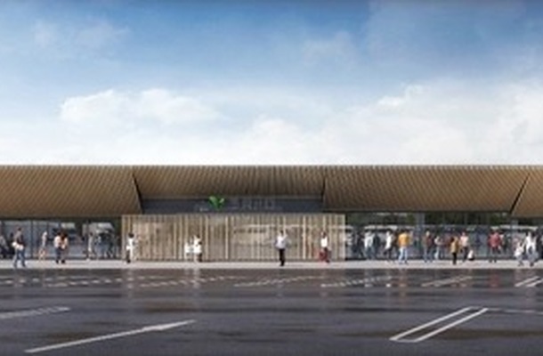 隈研吾建築都市設計事務所が商業施設の内外装のデザインを監修