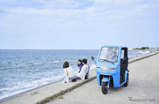 富山・魚津市でEVトゥクトゥクのレンタルサービスが3月14日から再開