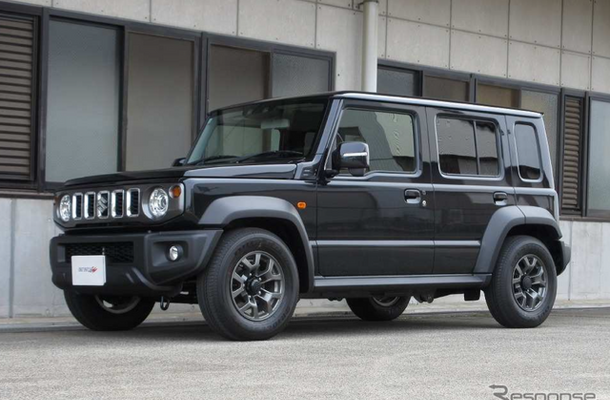 サステックX-LIMITスプリング　スズキ・ジムニーノマド装着例（フロント 56mmダウン / リア 56mmダウン）