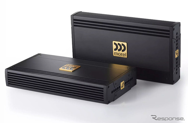 「外部パワーアンプ」の一例（モレル・MPS リミテッド シリーズ）。
