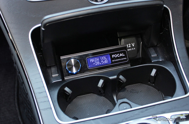 「サウンドチューニング」を行える機器（DSP）が搭載されたオーディオカーの一例（フォーカル・デモカー）。