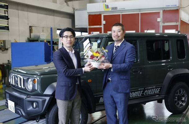 水戸自動車大学校（茨城県水戸市）がズキの小型SUV『ジムニーノマド』を新たに実習車両として導入