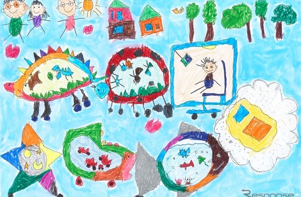 （7歳以下の部　最優秀賞）だいすきがいーっぱい！！／金刺 佑馬さん