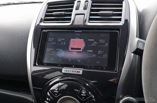 「市販メインユニット」を核にシステムが組まれたオーディオカーの一例（製作ショップ:パラダ＜福井県＞）。