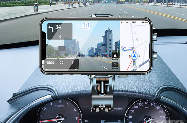 クラフトワークスの「クリップ式車載スマートフォンホルダー」