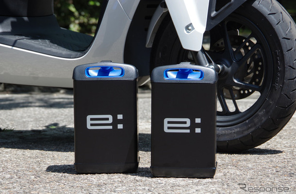 ホンダの電動バイクに搭載されるモバイルパワーパックe: