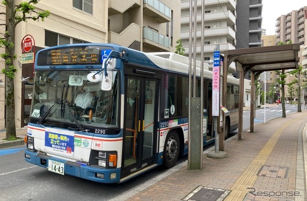 市川ママ駅バス停（2025年）