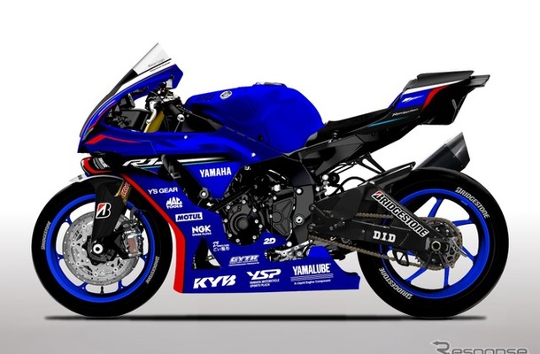 2026年のYAMAHA FACTORY RACING TEAMの鈴鹿8耐マシン「YZF-R1」