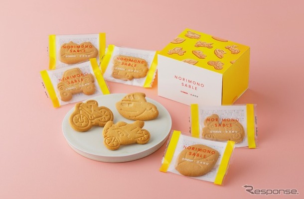 ヤマハ発動機と春華堂の「NORIMONO SABLE（乗り物サブレ）」