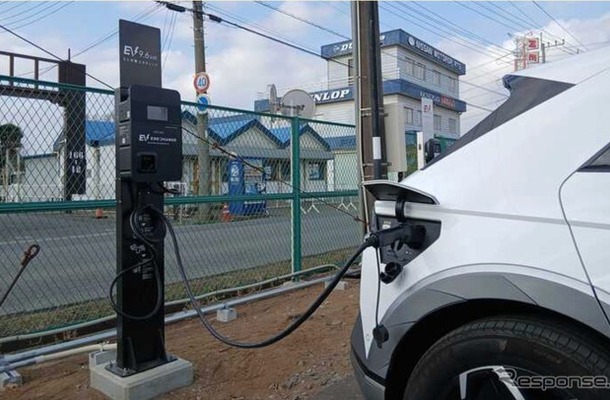 ミライズエネチェンジが筑波サーキットに設置したEV充電器（参考画像）